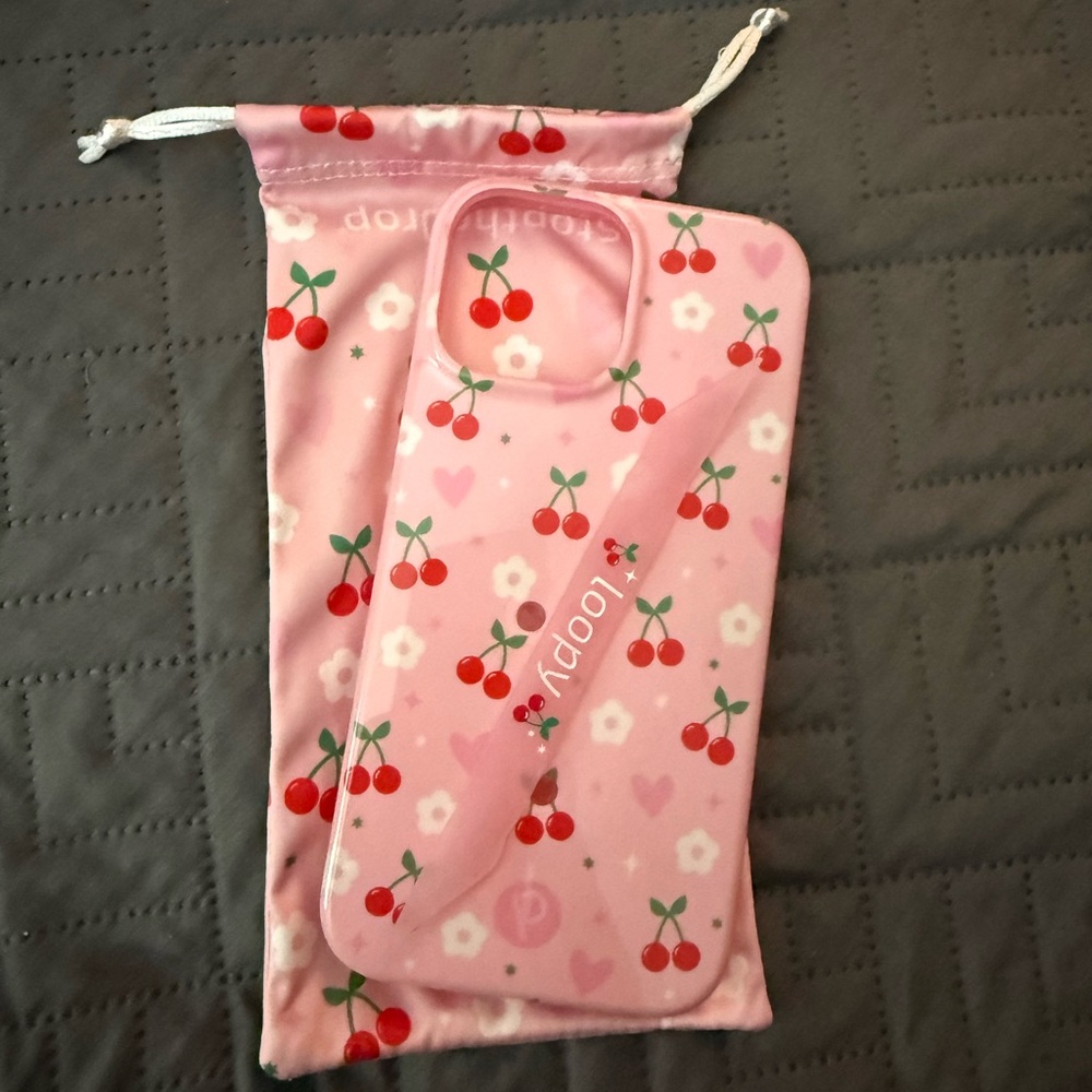 Loopy Case Cherry Cute 🍒 Krista Horton Collab - 13 Pro Max